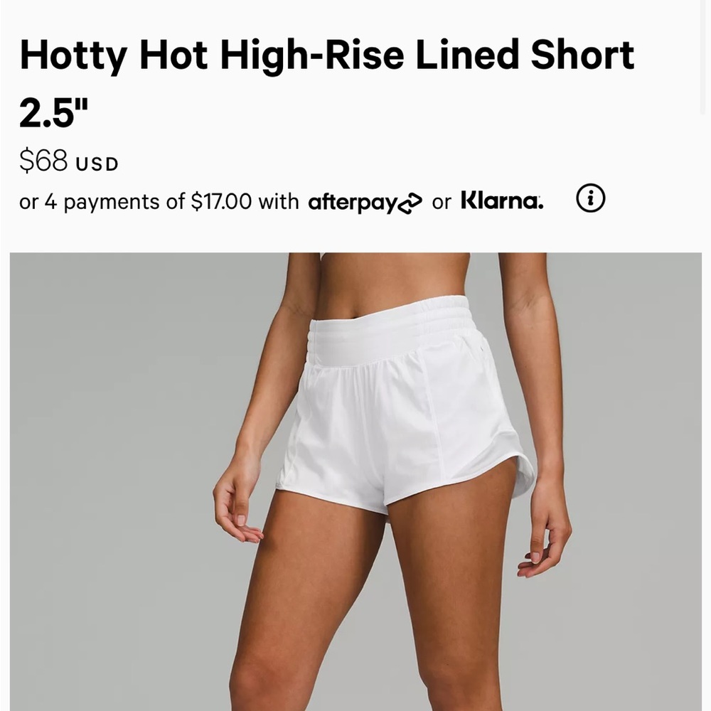 White 2 High rise running short!